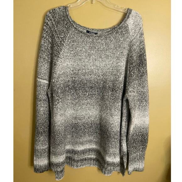 Chaps Women’s Gray Long Pullover Sweater Size XXL NWT - Picture 1 of 4